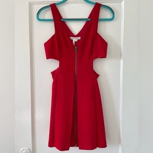 BCBGeneration red cutout dress, size 2